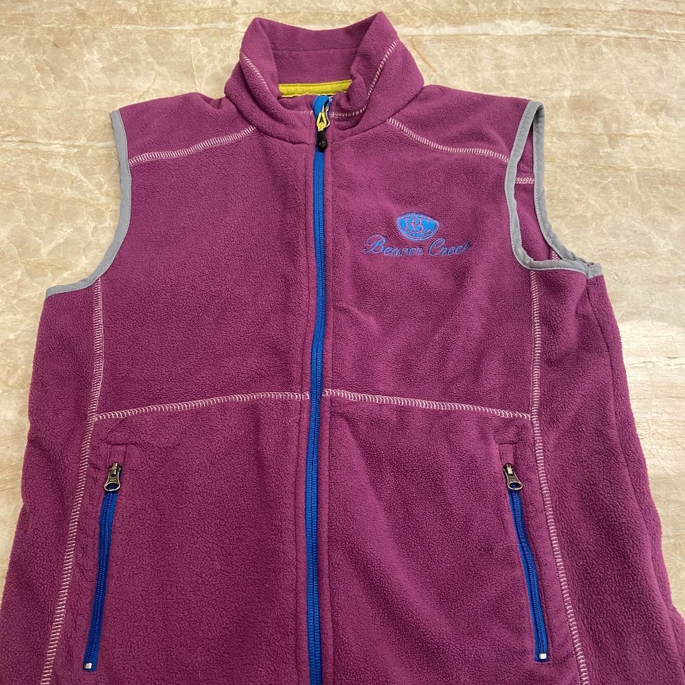 Kid's Beaver Creek Double Diamond Fleece Vest M